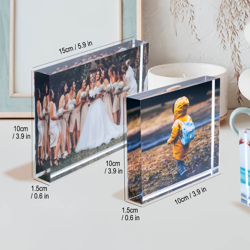 Photographic Memory - Kişiselleştirilmiş 3D Akrilik Fotoğraf Bloğu -