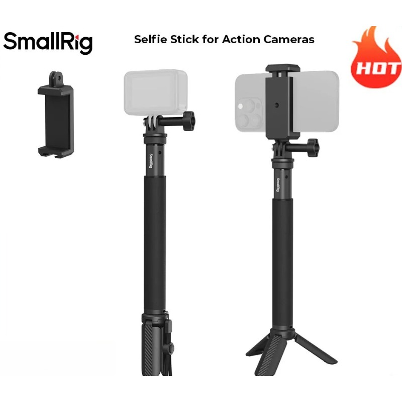 Camera Wrist Strap - SmallRig Aksiyon Kameraları için Selfie Çubuğu,